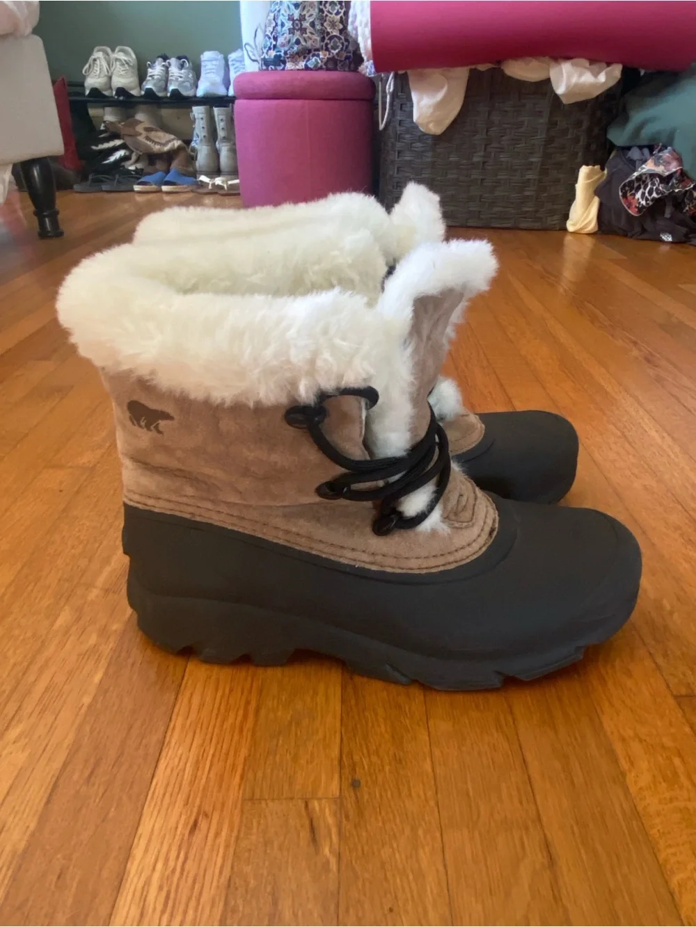 Sorel Snow Angel Lace Boots - White